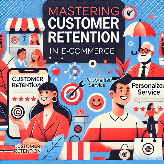 Customer Retention, E-commerce Strategies, Customer Service, Personalized Marketing, Loyalty Programs, Quality Products, Engaging Content, Order Fulfillment, Business Growth, Custom Solutions